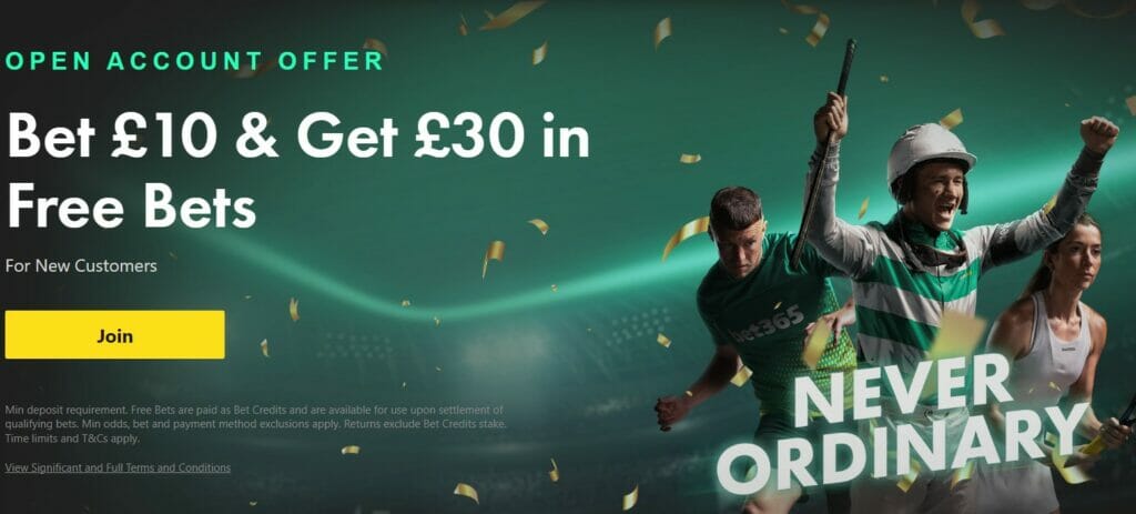 bet365 sign up offer for new customers